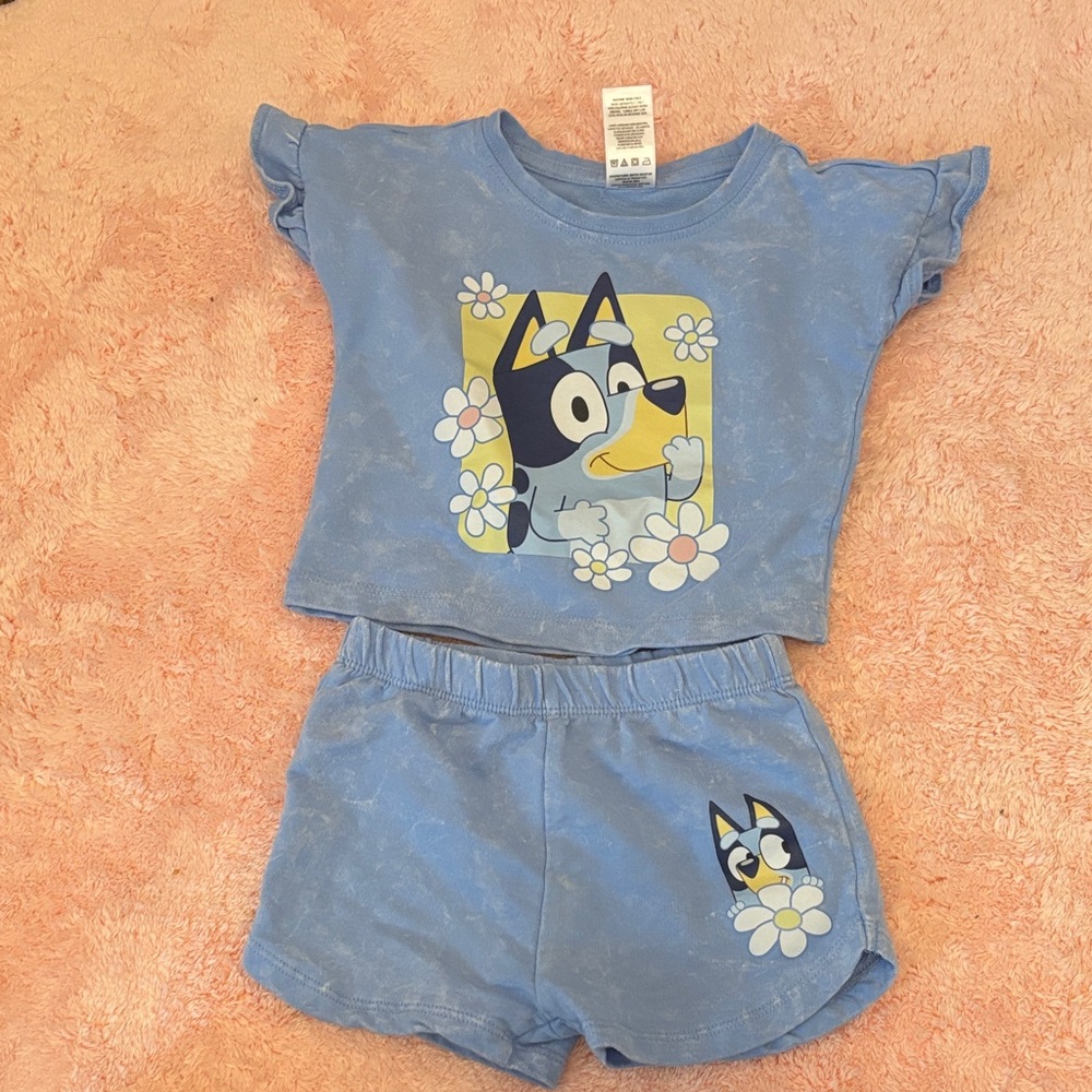 Bluey Kids' Blue Two-Piece Set